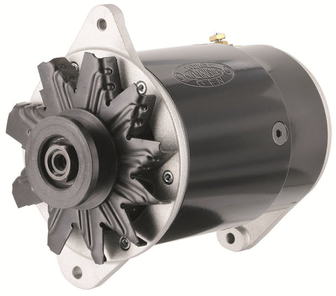 PowerGEN Powermaster Black Short 60A 6V Pos Grd w/Pulley for 3/8" Belt