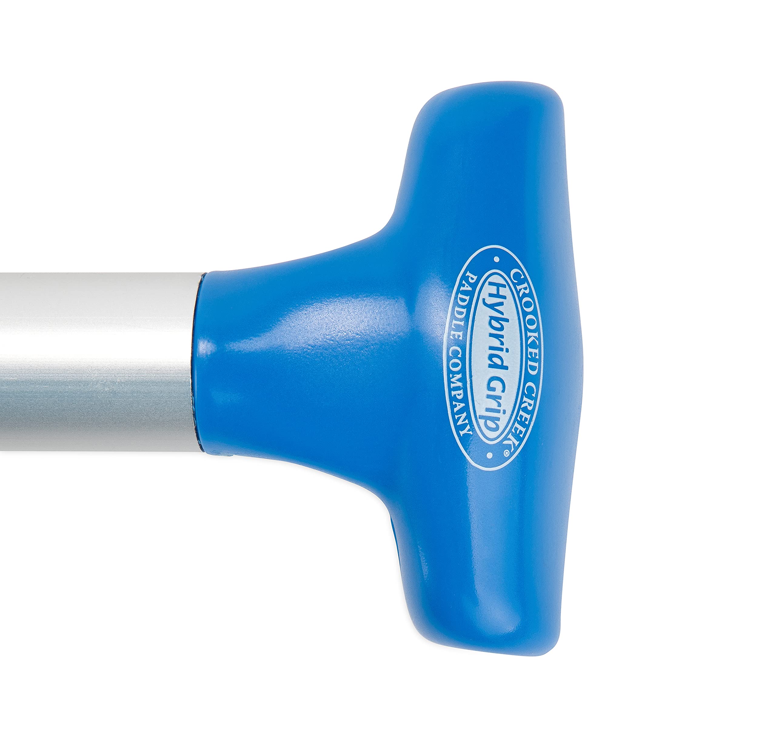 4-1/2-foot Crooked Creek Synthetic Boat Paddle, Blue - Features a Hybrid Grip for Full Palm Support and More Natural Motion (50451)