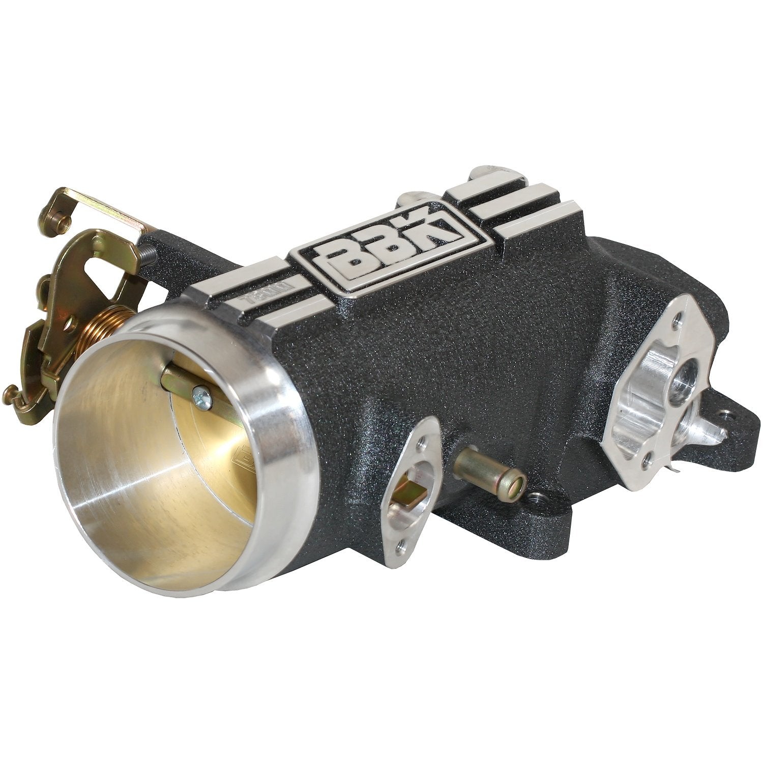 BBK Performance 78mm BBK Throttle Intake - High Flow Power Plus Series for Ford Mustang GT 4.6L 2V - Charcoal Finish