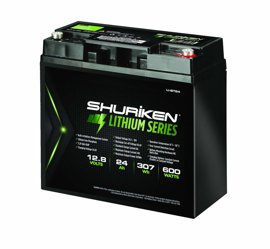 600W Shuriken / 24 Amp Hours Lithium Iron Battery (LI-BT24)