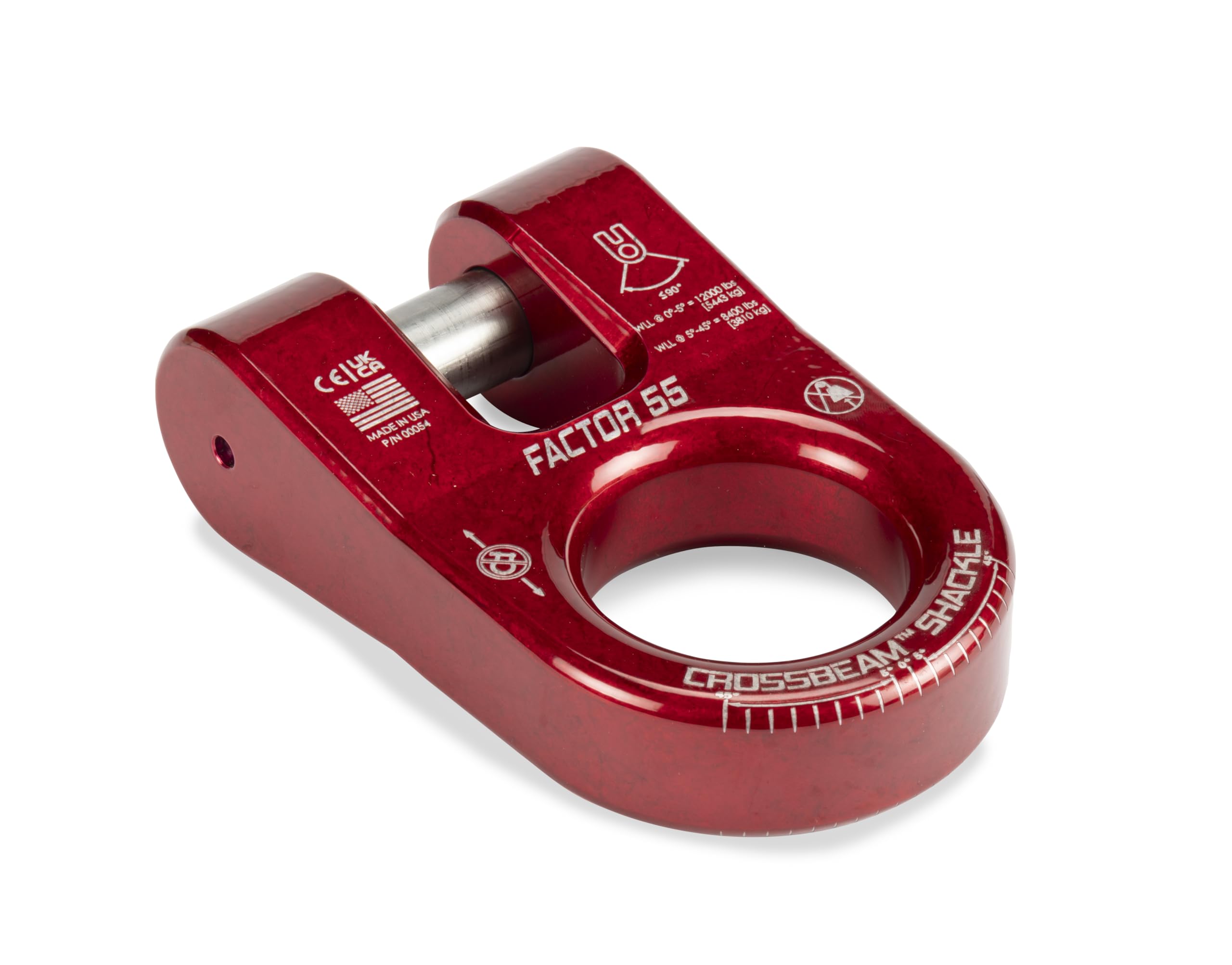 CROSSBEAM SHACKLE RED - Factor 55-00054-01