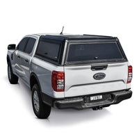 Westin 16-11295 Truck Cap EXP with Solid Front Glass fits 2024-2026 Ranger 5' Bed Matte Black