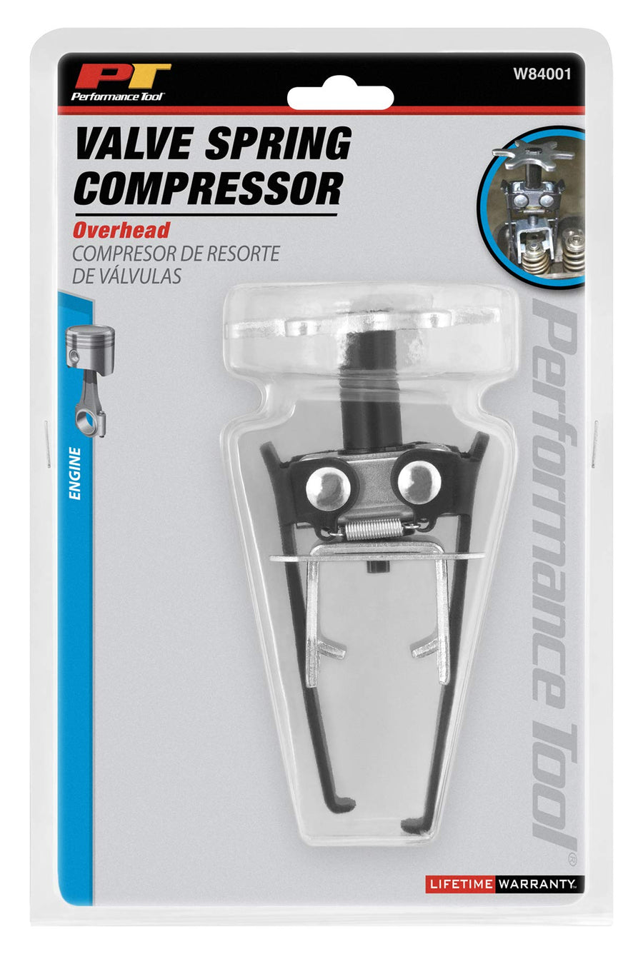 W84001 Performance Tool Overhead Valve Spring Compressor - Valve Spring Removal Tool for Foreign and Domestic Cars