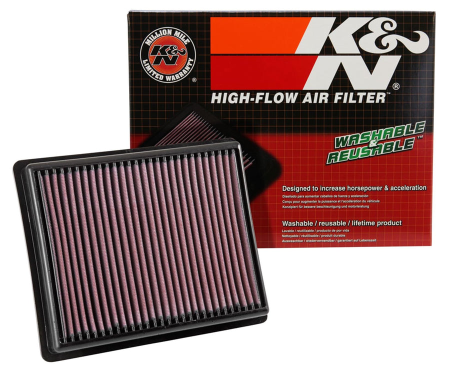 K&N Engine Air Filter: Washable, Increase Power & Towing, Premium, Replacement Air Filter: Compatible with 2014-2019 FIAT/OPEL/RENAULT/NISSAN (Talento II, Vivaro B, Trafic III, NV300), 33-3054