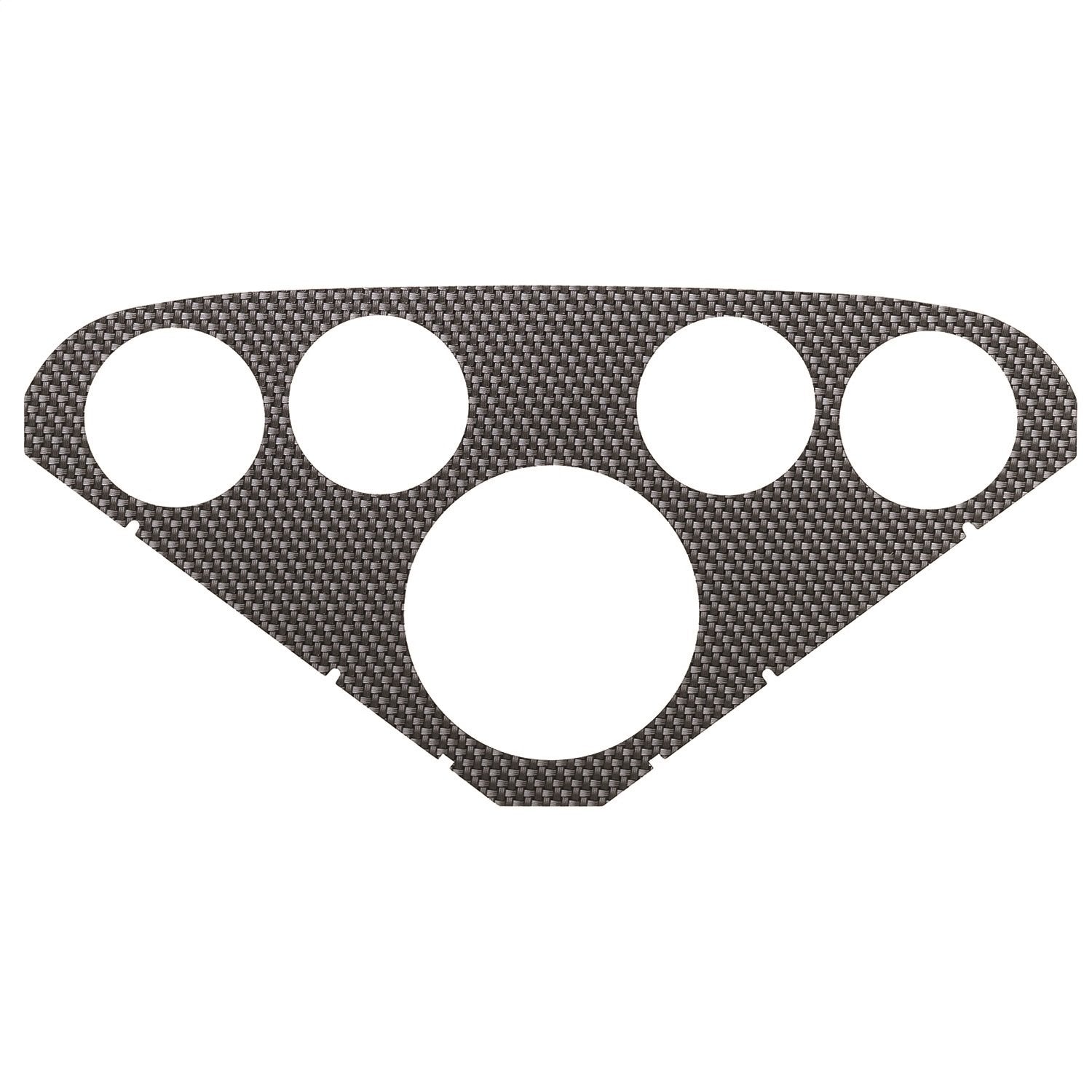 Auto Meter Carbon Fiber 2124 Silver Look Faceplate