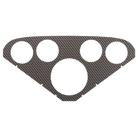 Auto Meter Carbon Fiber 2124 Silver Look Faceplate