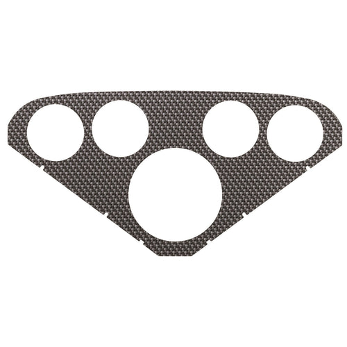 Auto Meter Carbon Fiber 2124 Silver Look Faceplate