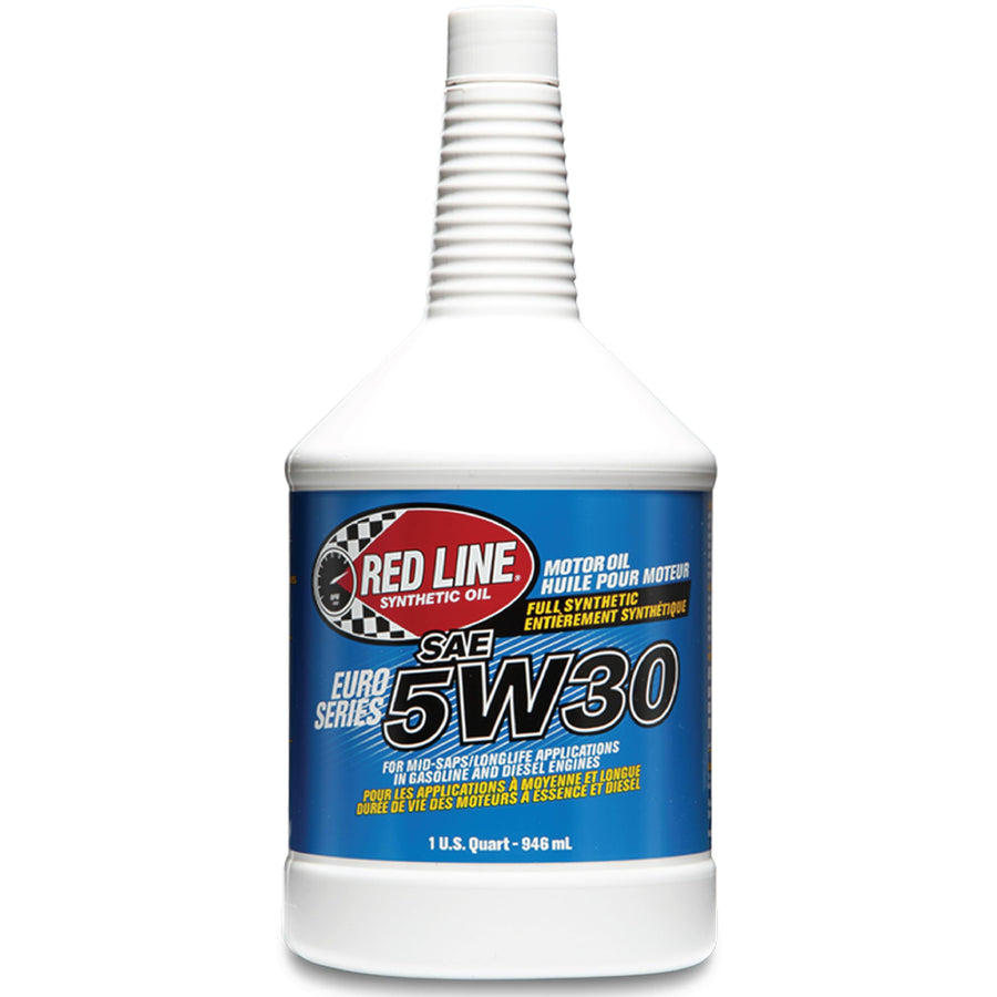 SAE 5W30 Fully Synthetic Red Line Euro-Series Motor Oil - 1 Quart