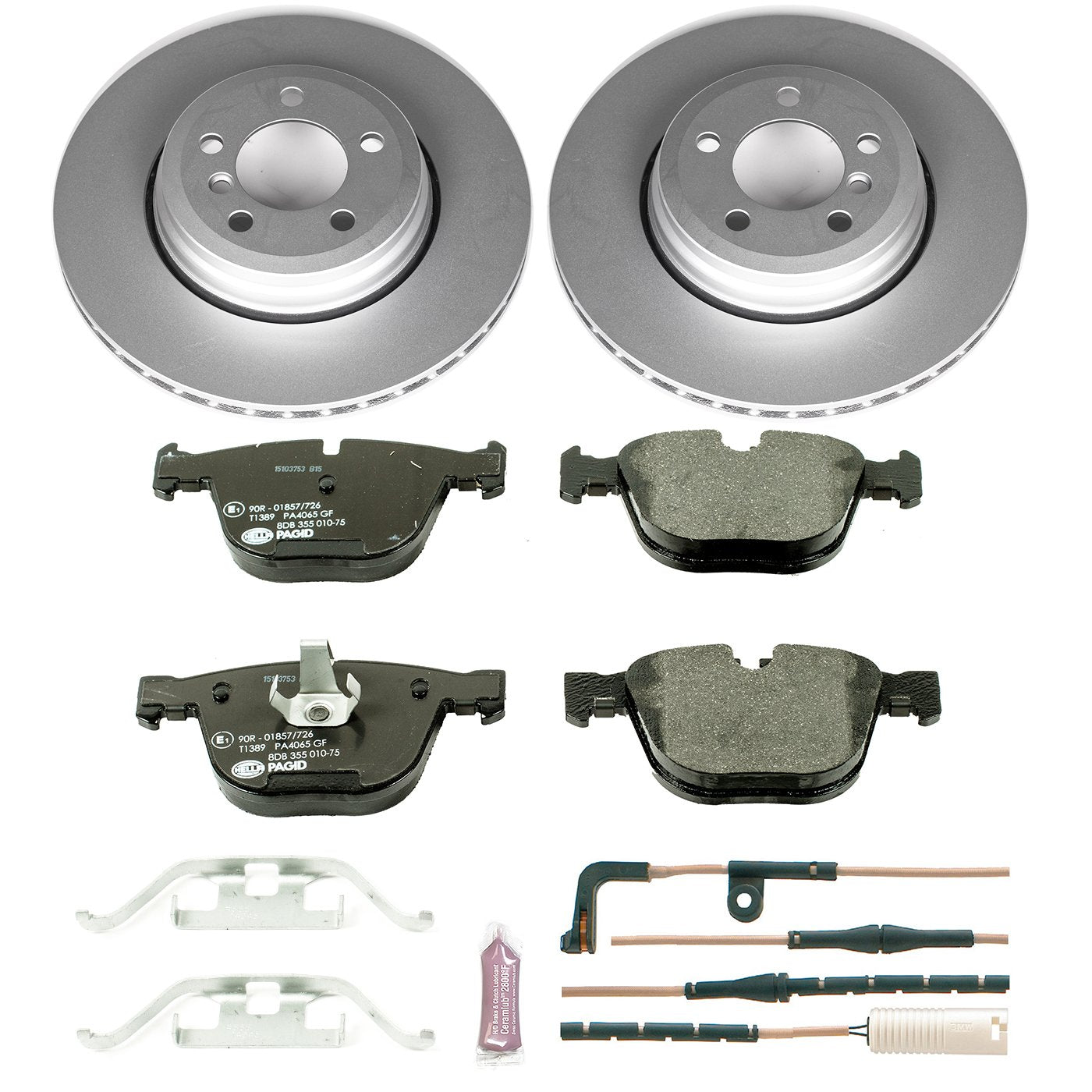 Power Stop ESK2086 Euro-Stop Rear Brake Kit For BMW 745Li 2002-2005, BMW 745i 2002-2005, BMW 760Li 2003-2005, BMW 760i 2004-2005 [Model Specific]