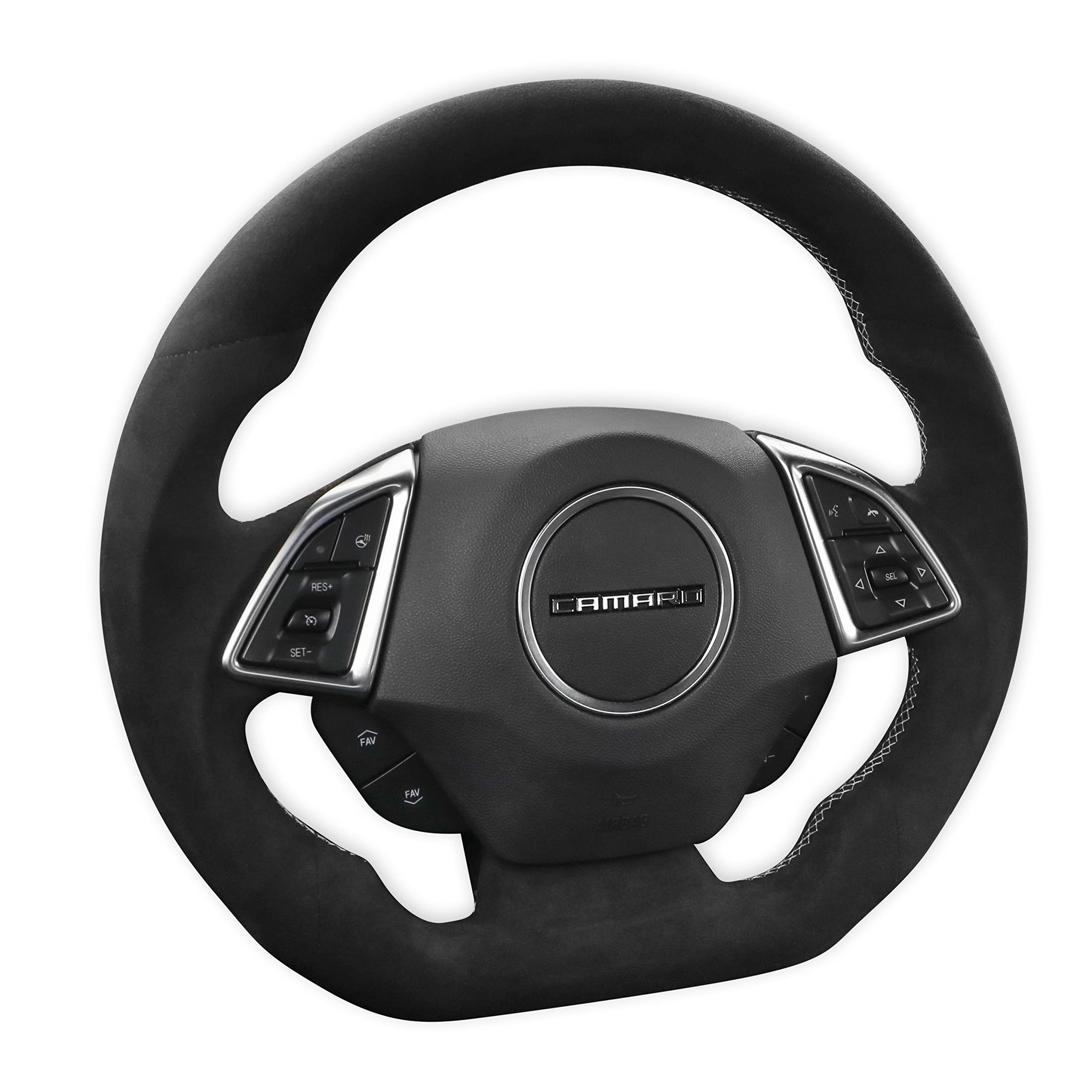 Synthetic Suede Wrapped Drake Muscle Cars CA950-14 Steering Wheel