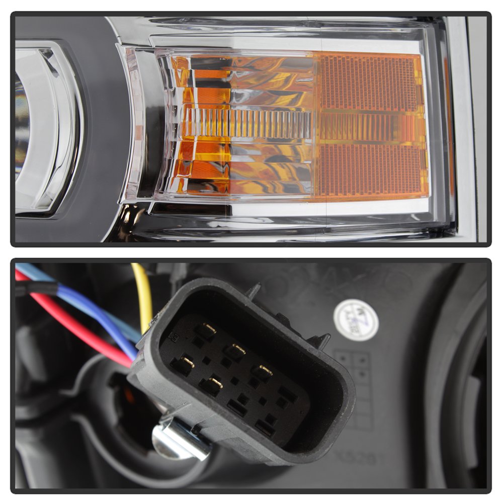 Projector Headlight Xtune PRO-JH-CS14-LBDRL-C, 1 Pack