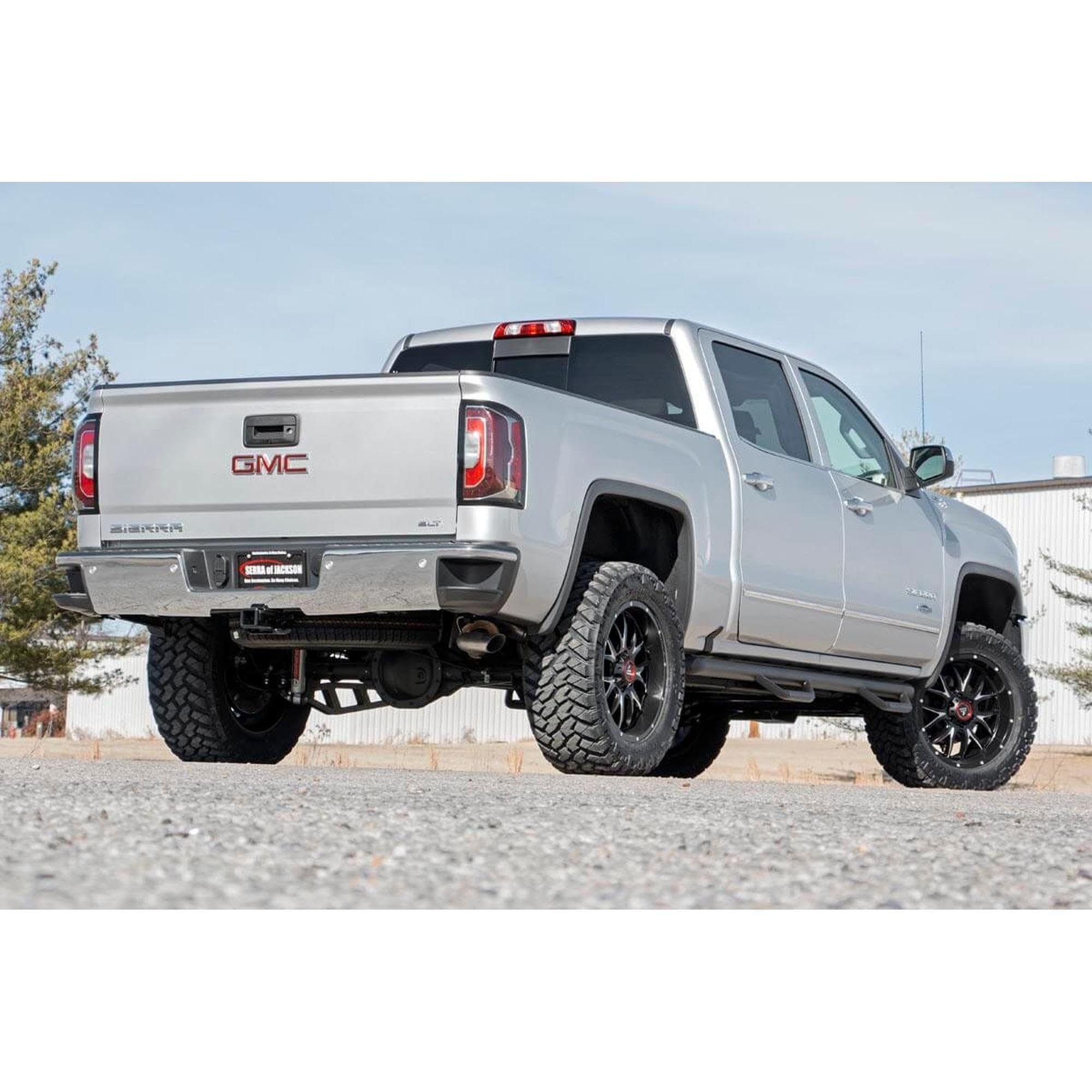 3.5" Rough Country Suspension Lift Kit with M1 Struts/M1 Shocks for Chevy Silverado & GMC Sierra 1500 (2014-2018 w/Stock Cast Steel Control Arms)