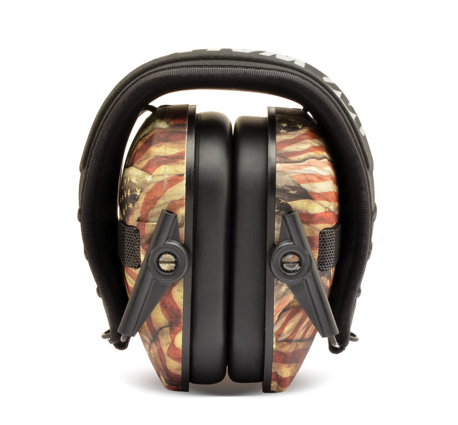 Walker's Slim Electronic Shooting Muffs 3-Pack Bundle, USA 2nd Amendment (3 Items)