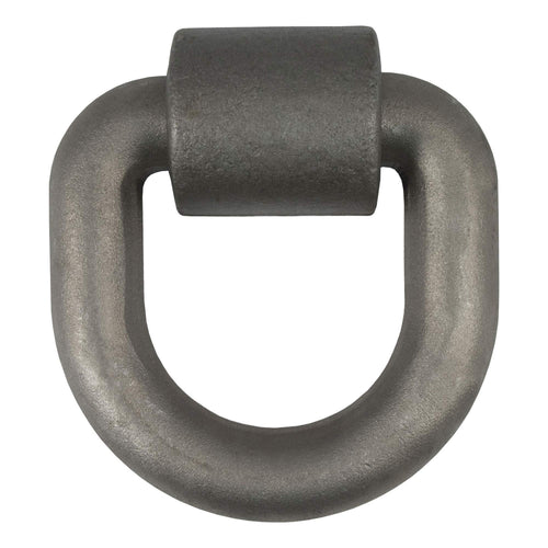 CURT 5 x 5-Inch Weld-On Trailer D-Ring Tie Down Anchor, 46,760 lbs Break Strength, Raw
