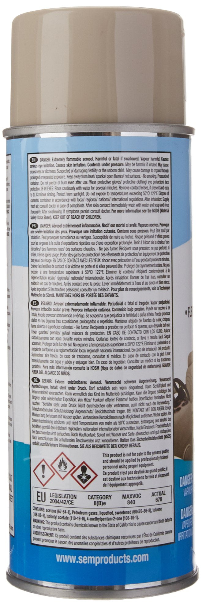 Carver SEM M25123 Bisque Marine Vinyl Coat - 12 oz.