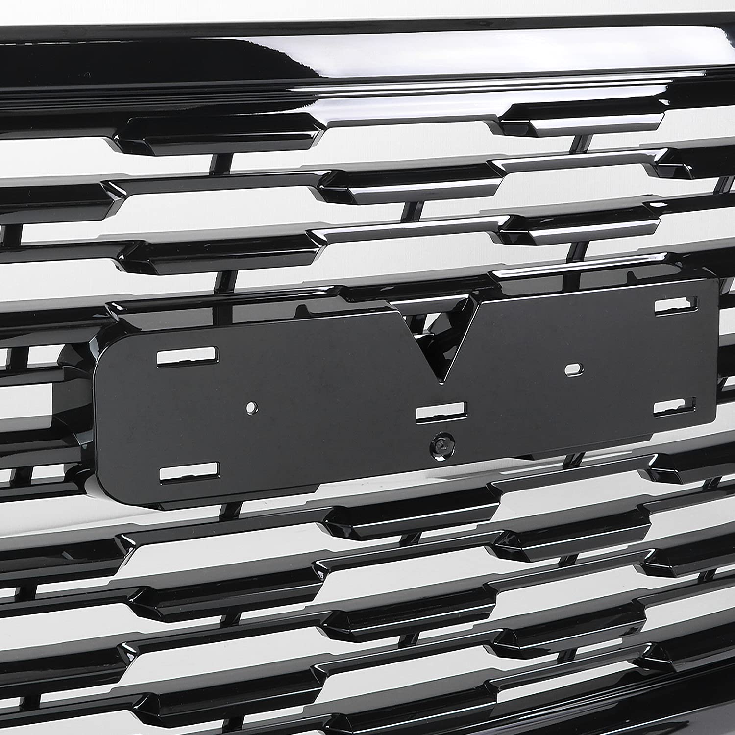 Denali Style Mesh Front Hood Grill Grille Spec-D Tuning Compatible with 2015-2020 GMC Yukon/Yukon XL