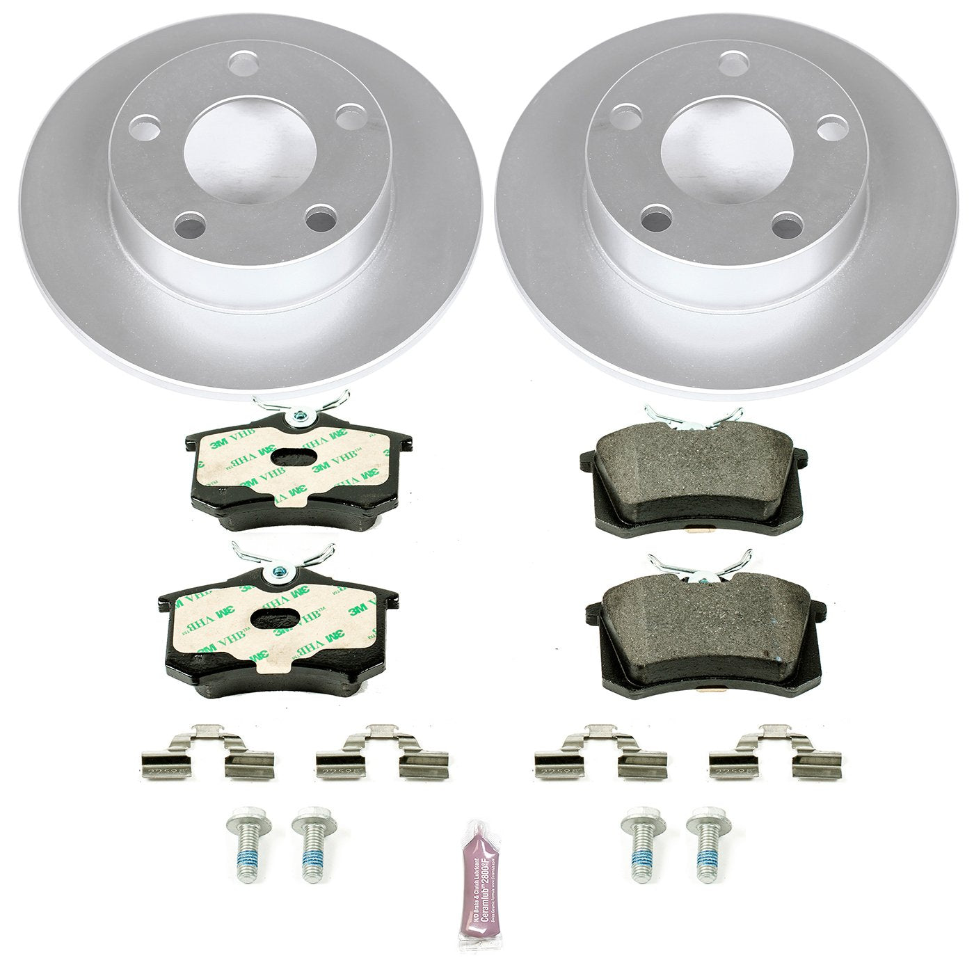 Power Stop ESK585 Euro-Stop Rear Brake Kit For Volkswagen Passat 1999-2005 [Model Specific]