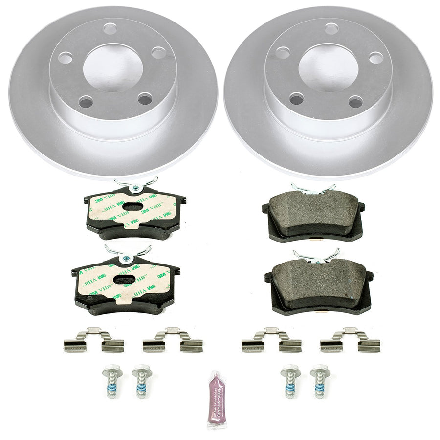 Power Stop ESK585 Euro-Stop Rear Brake Kit For Volkswagen Passat 1999-2005 [Model Specific]