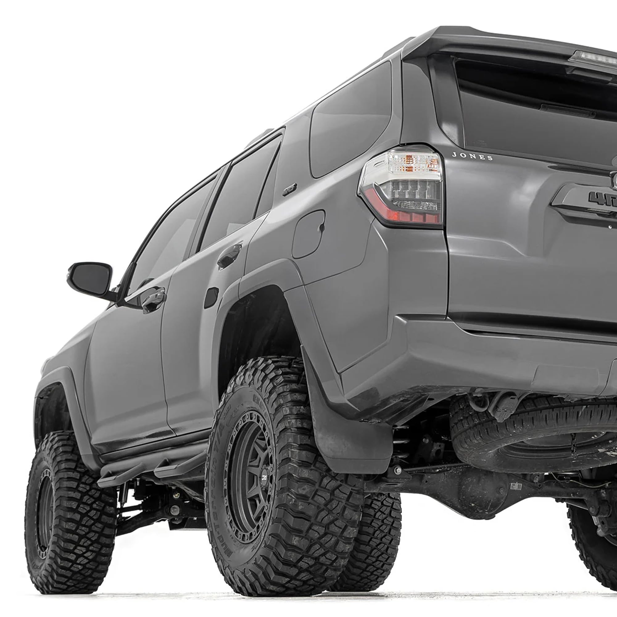 Rough Country Nerf Step Bars Non-Limited for Toyota 4Runner (2010-2024) - Rugged Full Length Nerf Bar with Side Steps, Bolt-On Install