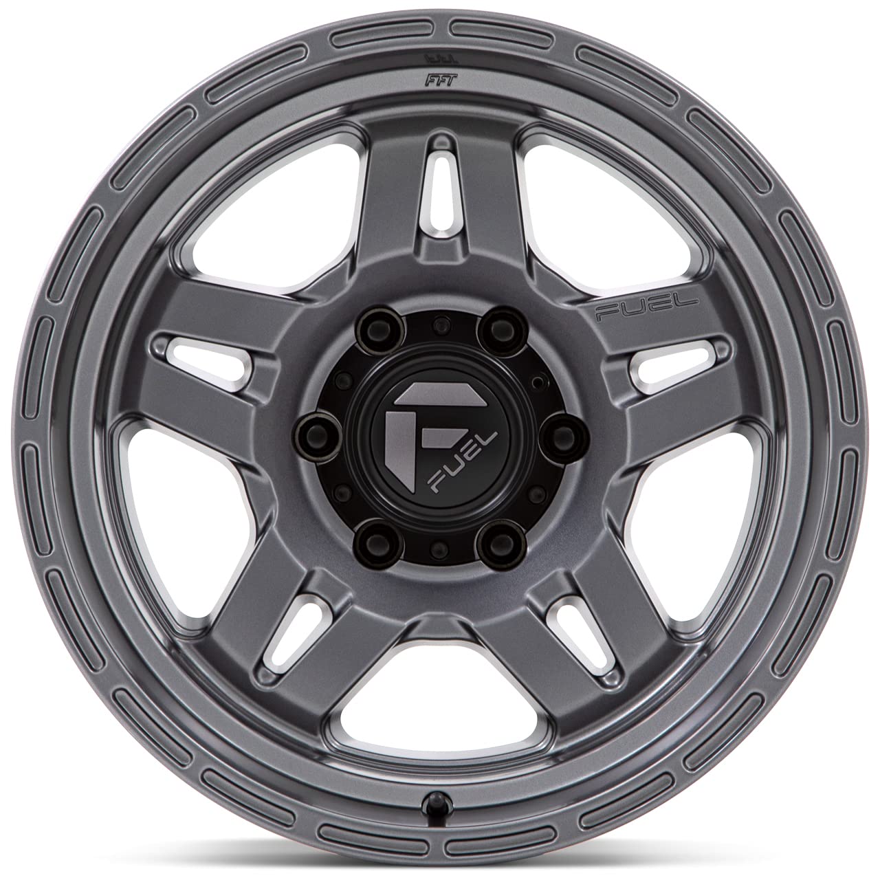 D801 OXIDE FUEL OFF-ROAD 18X9, 6X135, 5.04, 1mm MATTE GUNMETAL - D80118908950
