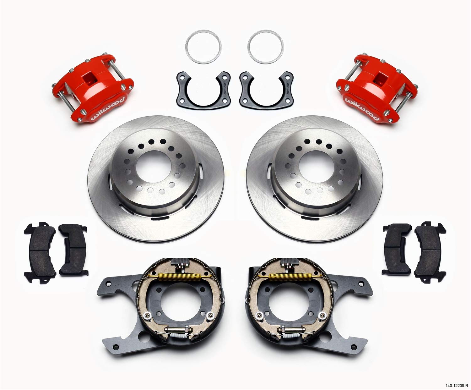 P/S Park Brake Kit, D154 Red