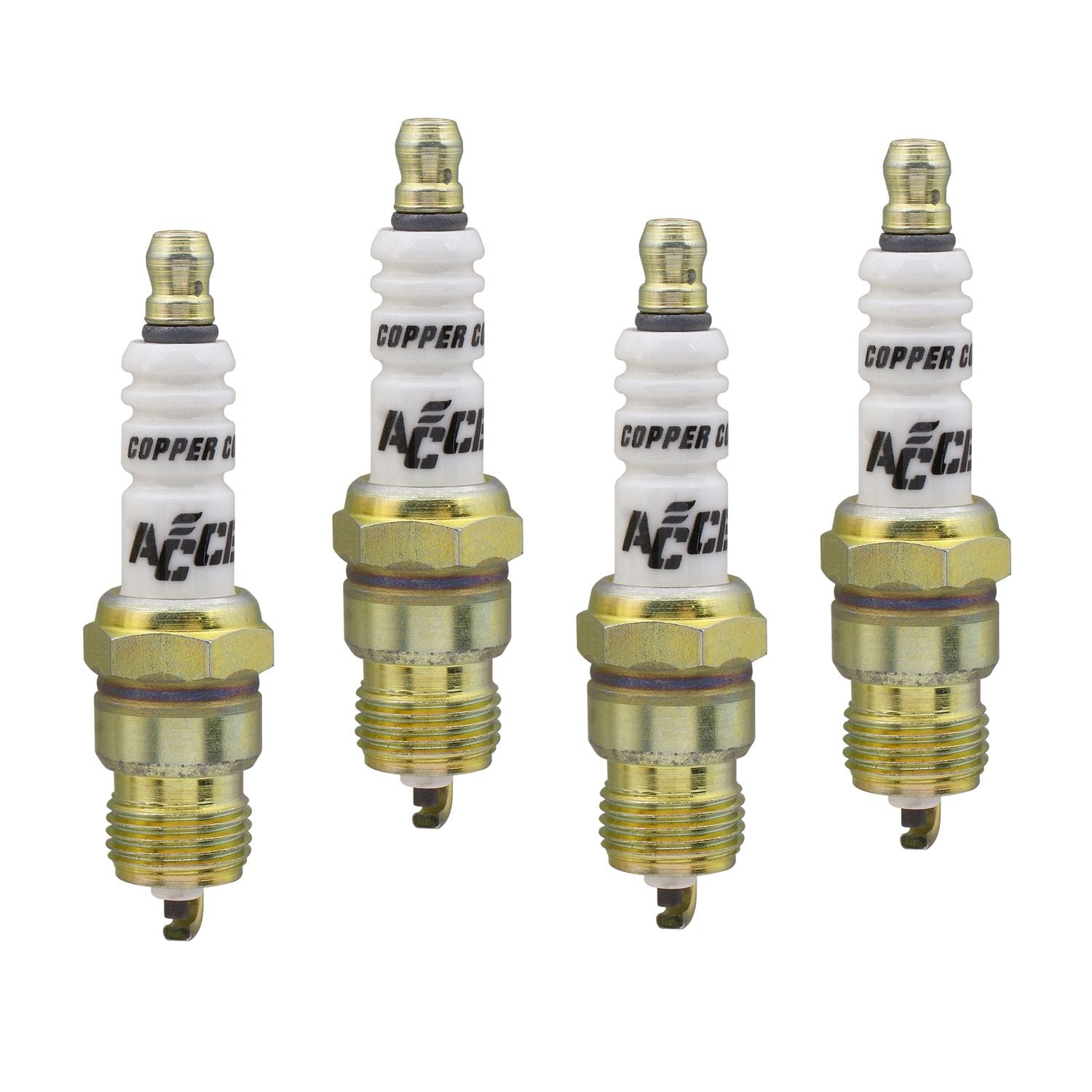 Copper Core ACCEL 0276S-4 Shorty Spark Plug, (Pack of 4)