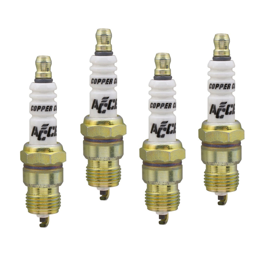 Copper Core ACCEL 0276S-4 Shorty Spark Plug, (Pack of 4)