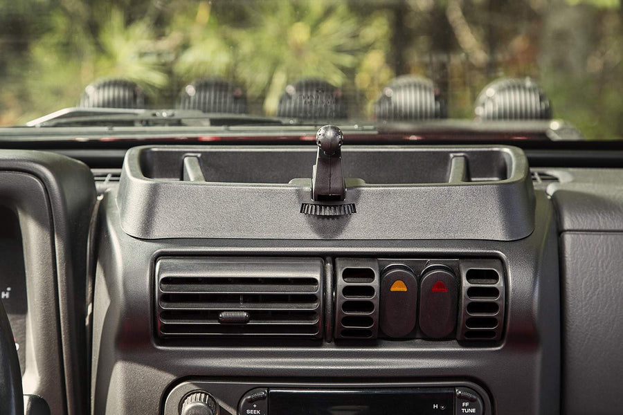Rugged Ridge Multi-Mount Dash for Jeep Wrangler TJ/LJ | Thermoplastic Olefin (TPO), Black | 13551.18 | Fits 1997-2006 Jeep Wrangler TJ/LJ