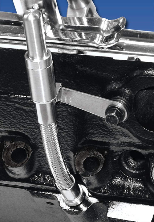Milodon Stainless Steel 22005 Dipstick for Small Block Chevy 1986-Up
