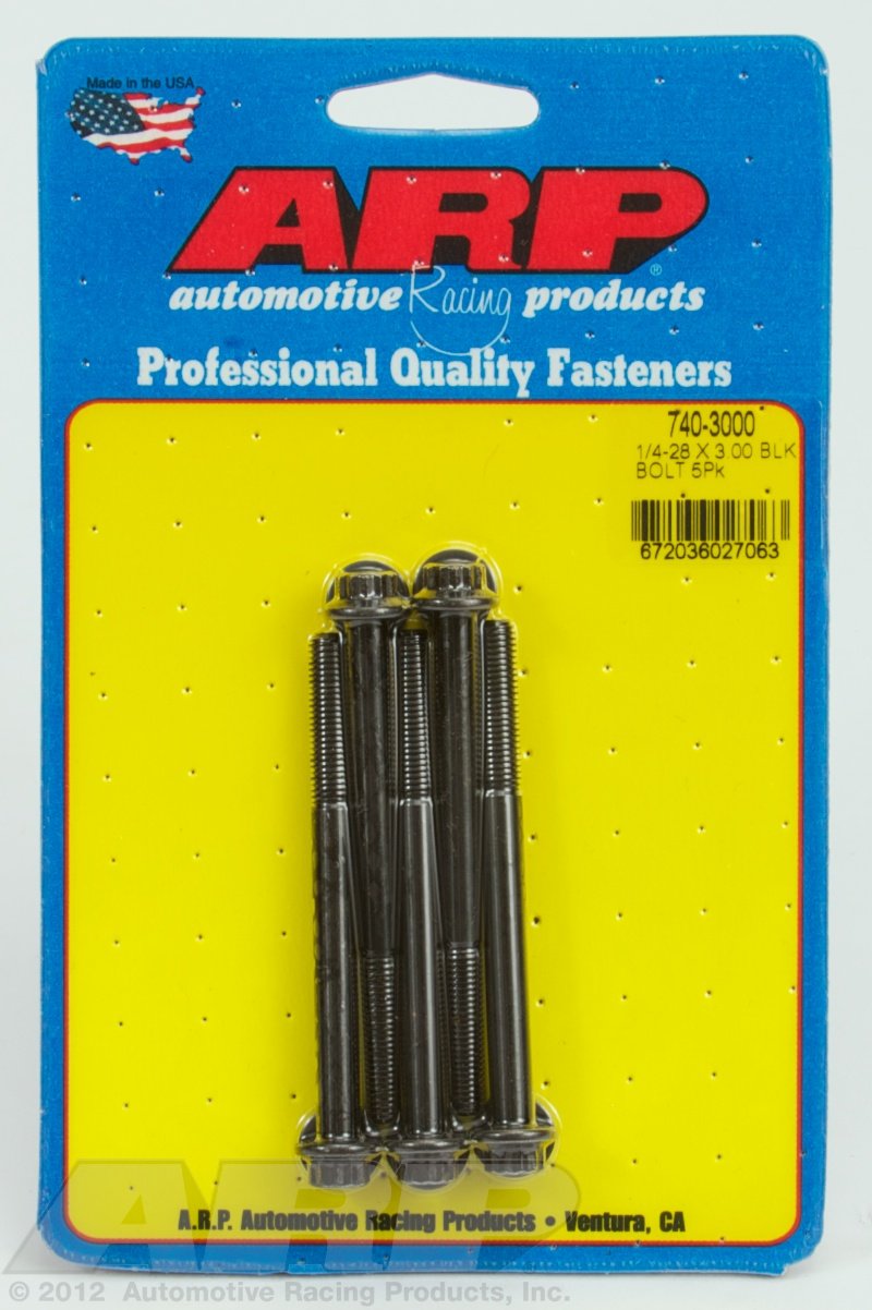 Black ARP (740-3000) Oxide Bolt