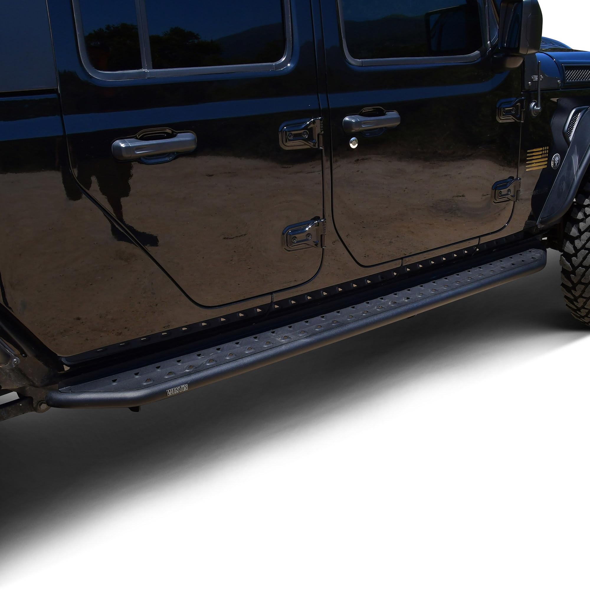 Outlaw Running Boards Westin fits 2020-2023 Gladiator Textured Black 1 Pair
