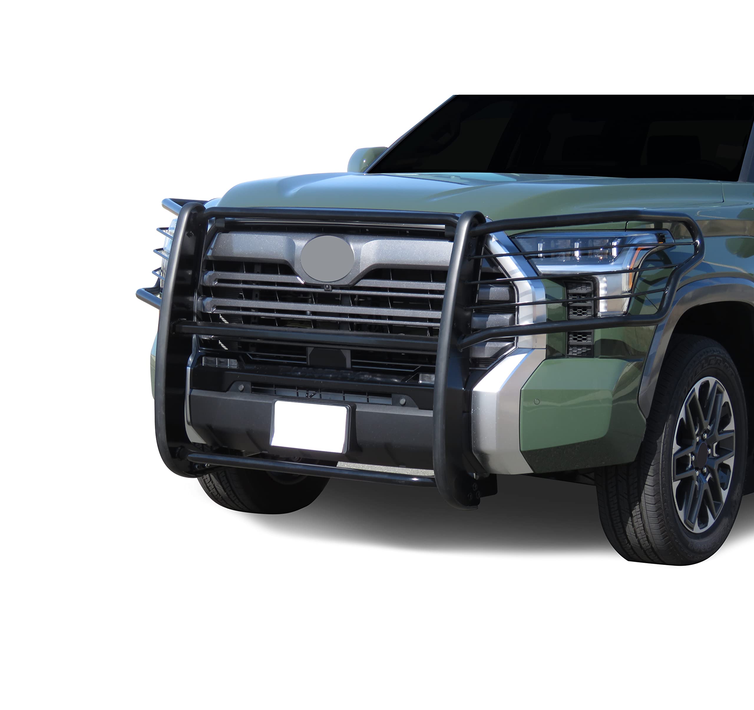 Bumper Guard Modular Black Black Horse Grille Compatible with 2022-2024 Toyota Tundra-17TT22MA