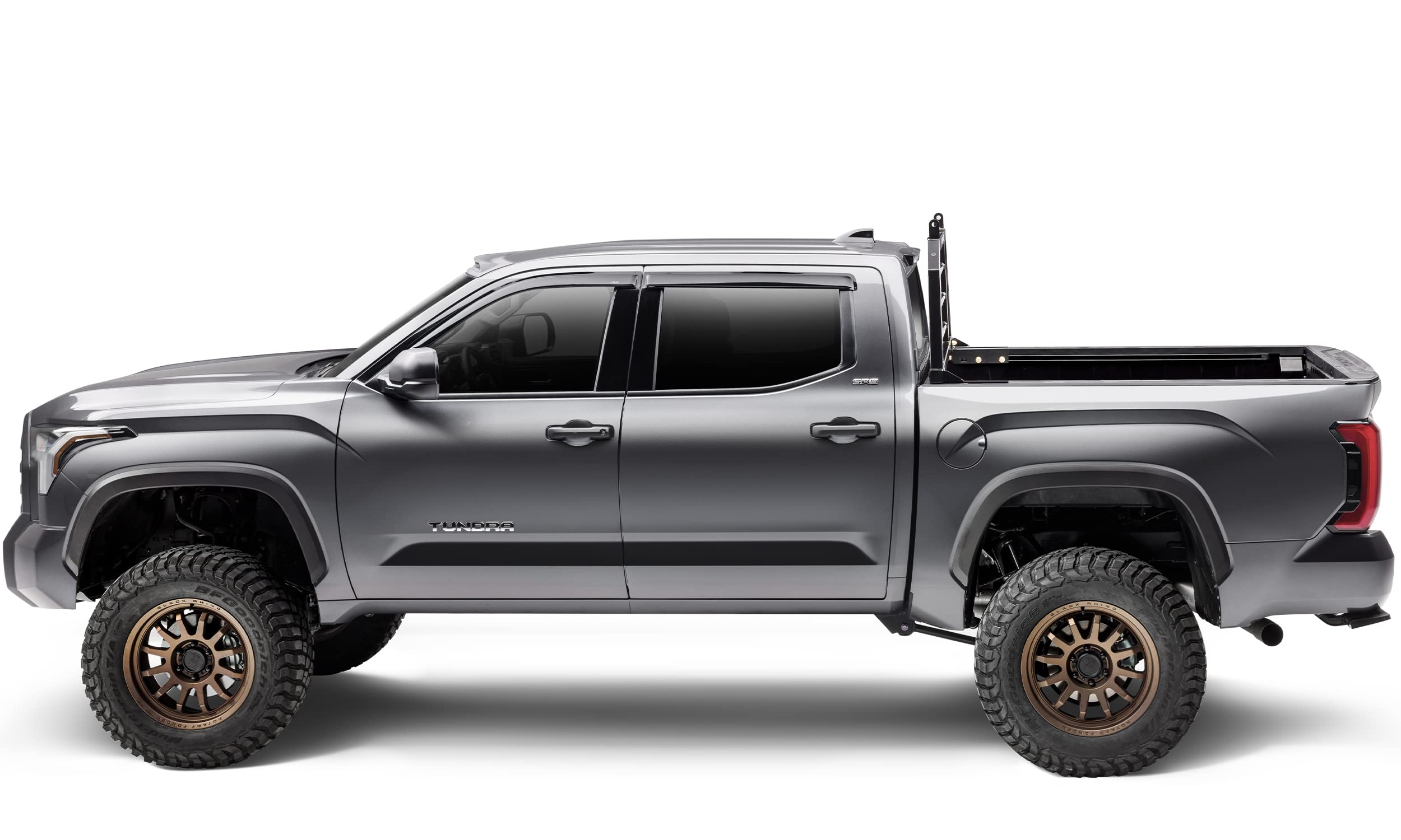 BACKRACK RealTruck SRX Rack Non-Lighted Frame | Black, No Drill | SRX800 | Fits 2020-2025 Chevrolet/GMC Silverado/Sierra 2500/3500 HD; 2004-2025 Nissan Titan; 2000-2007 Toyota Tundra & Others