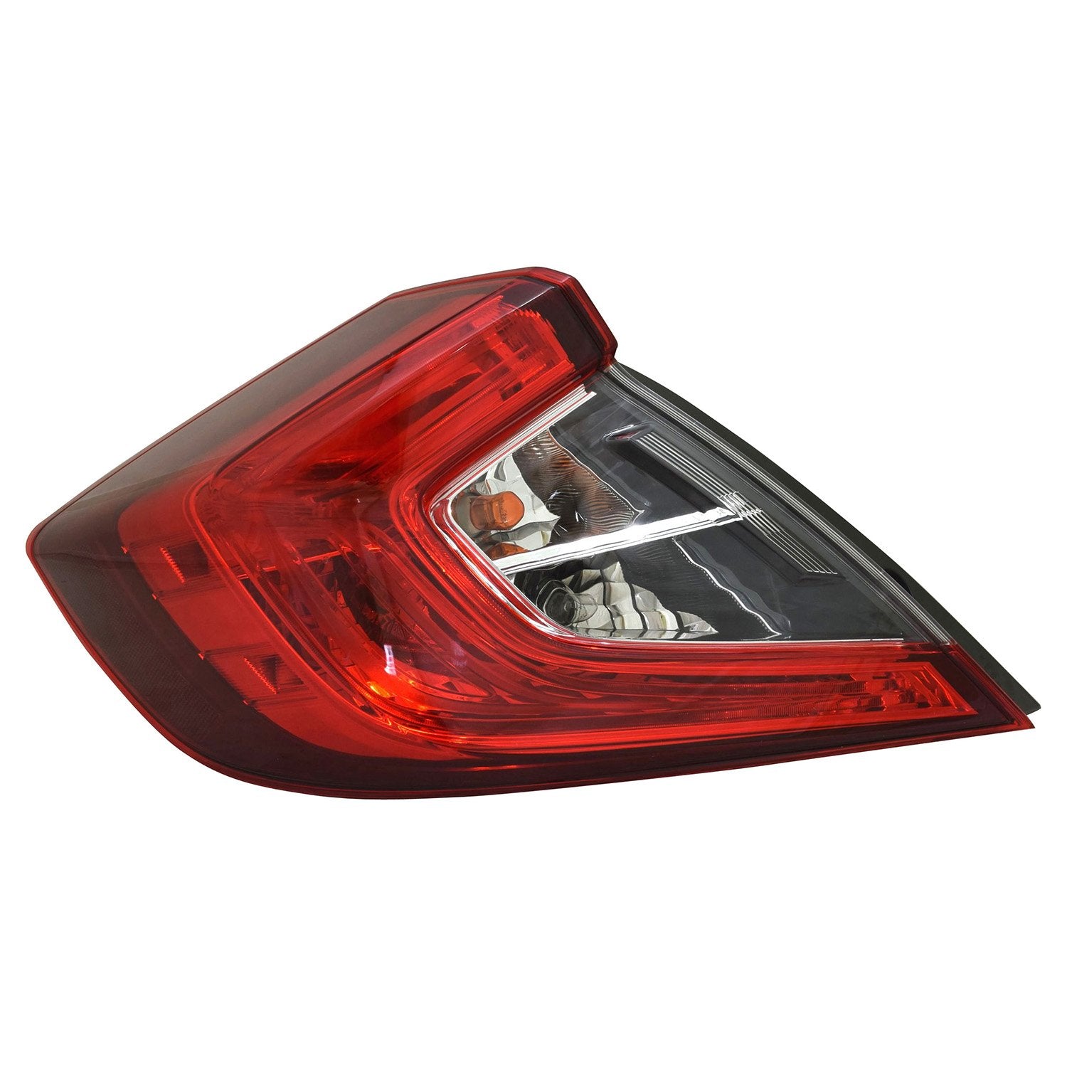 Left TYC Tail Light Assembly Compatible with 2016-2021 Honda Civic