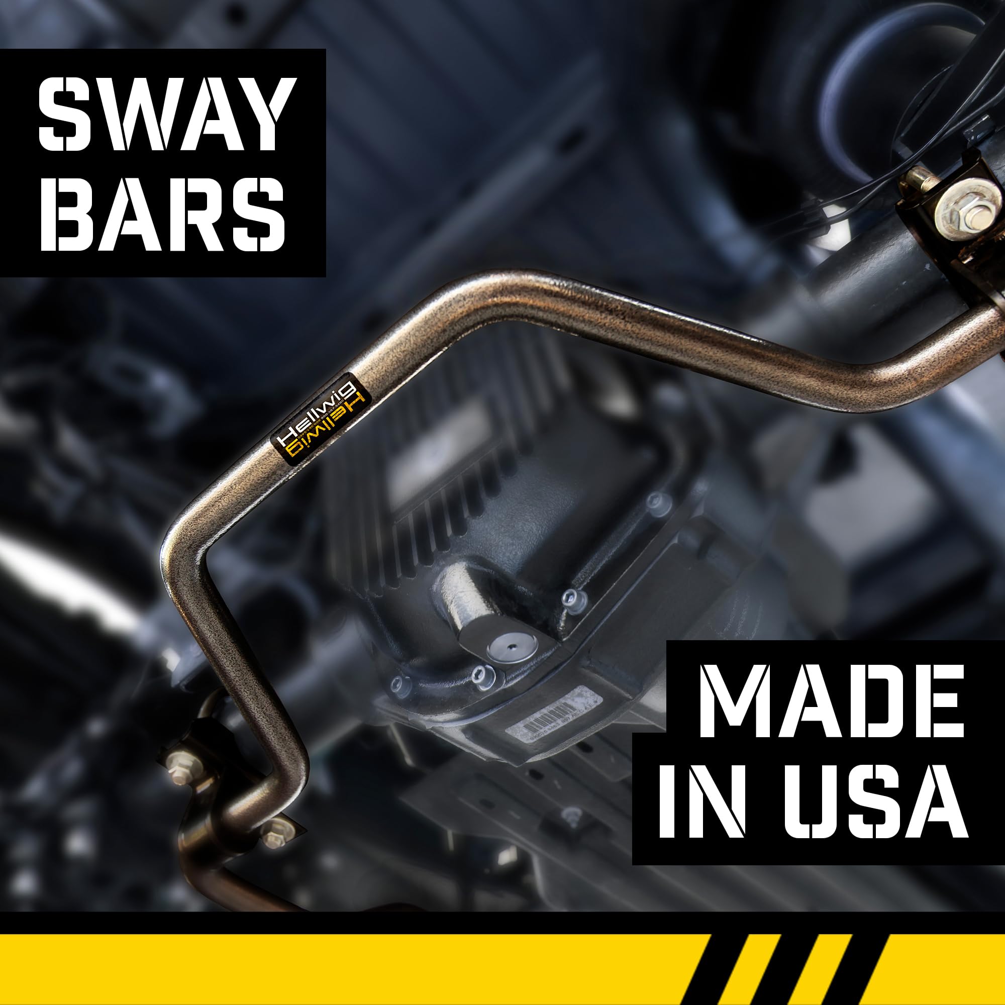 Hellwig Solid 7866, Heat Treated Chromoly, 1-1/4" Front Sway Bar