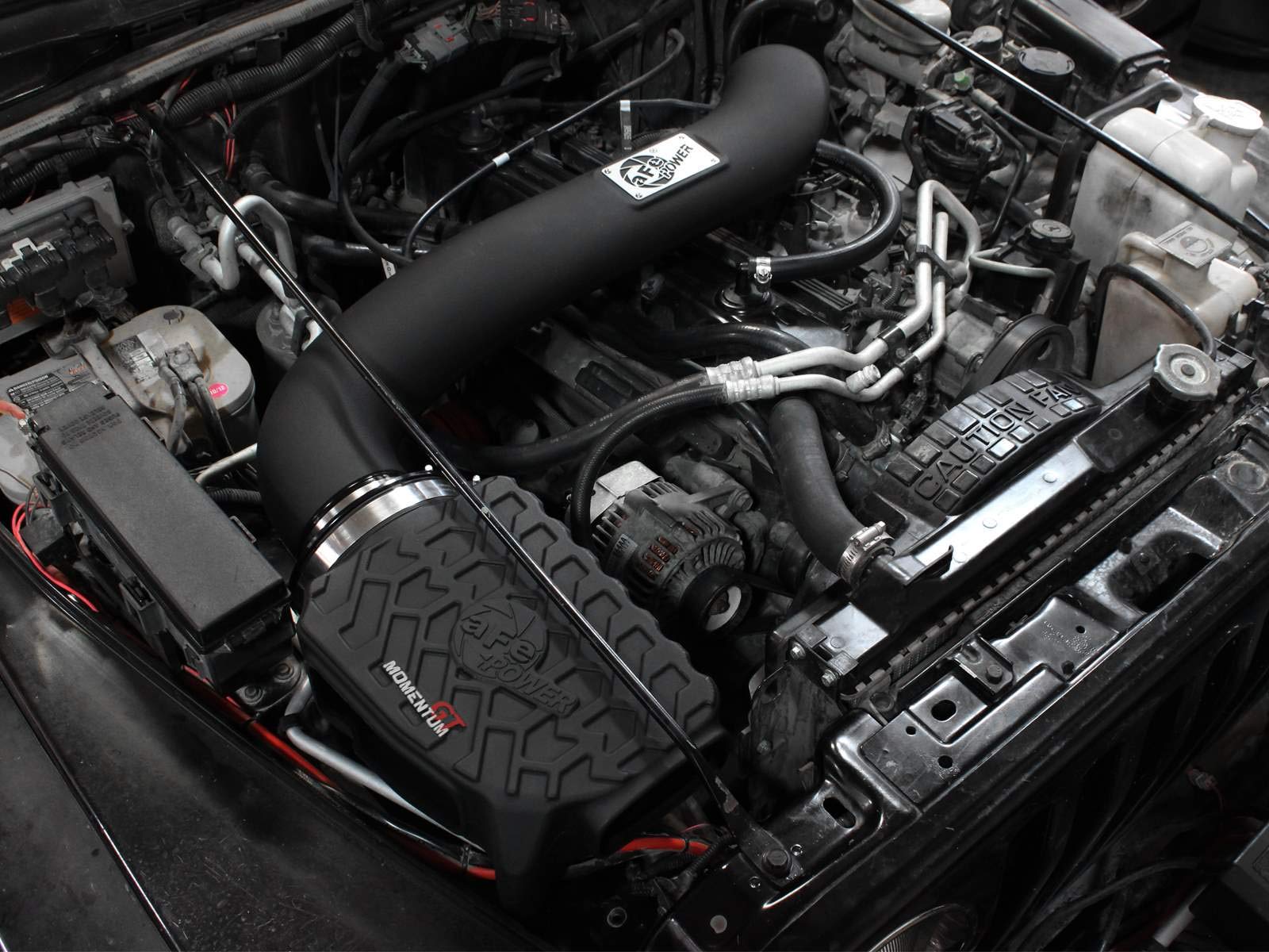 Momentum GT aFe POWER Cold Air Intake System w/Pro DRY S Filter, #51-76202, Black