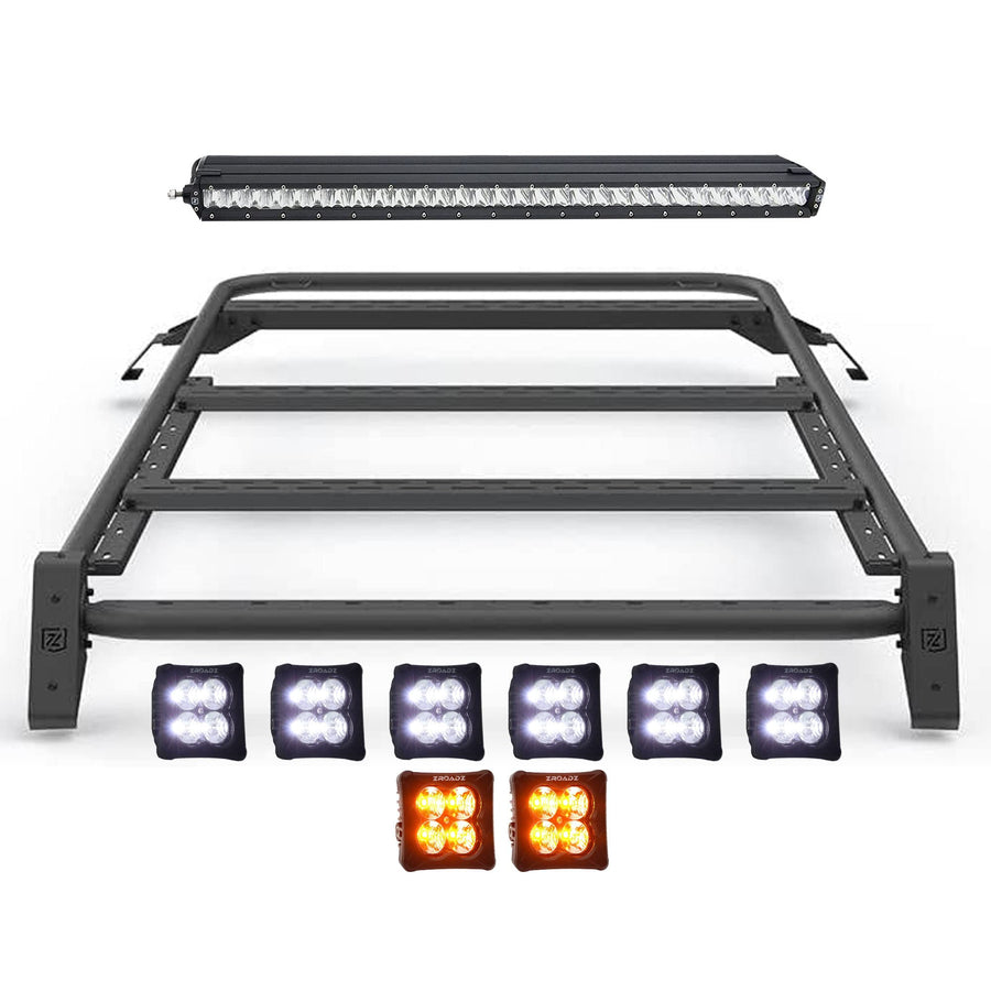 ZROADZ Roof Rack Z845221 2021-2022 Ford Bronco Black