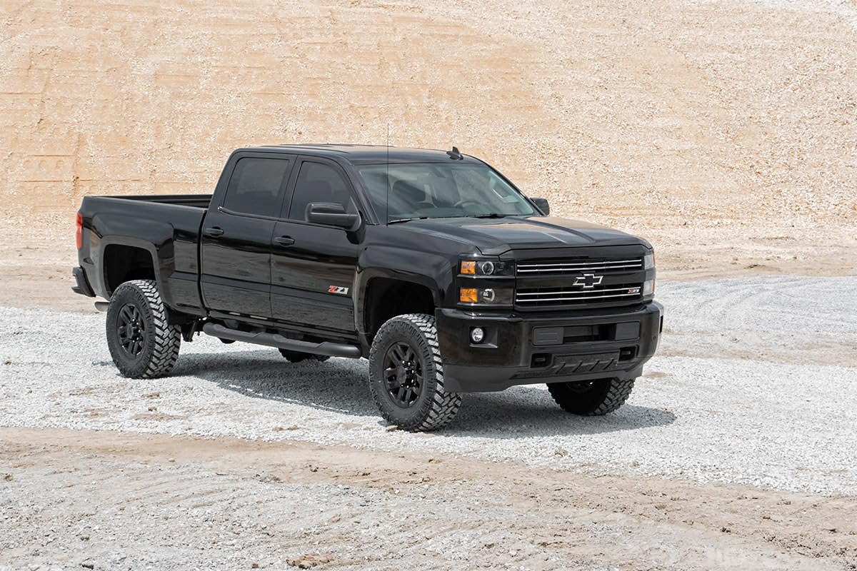 3.5" Rough Country Lift Kit for 2011-2019 Chevy/GMC 2500/3500 2WD/4WD- 95920RED