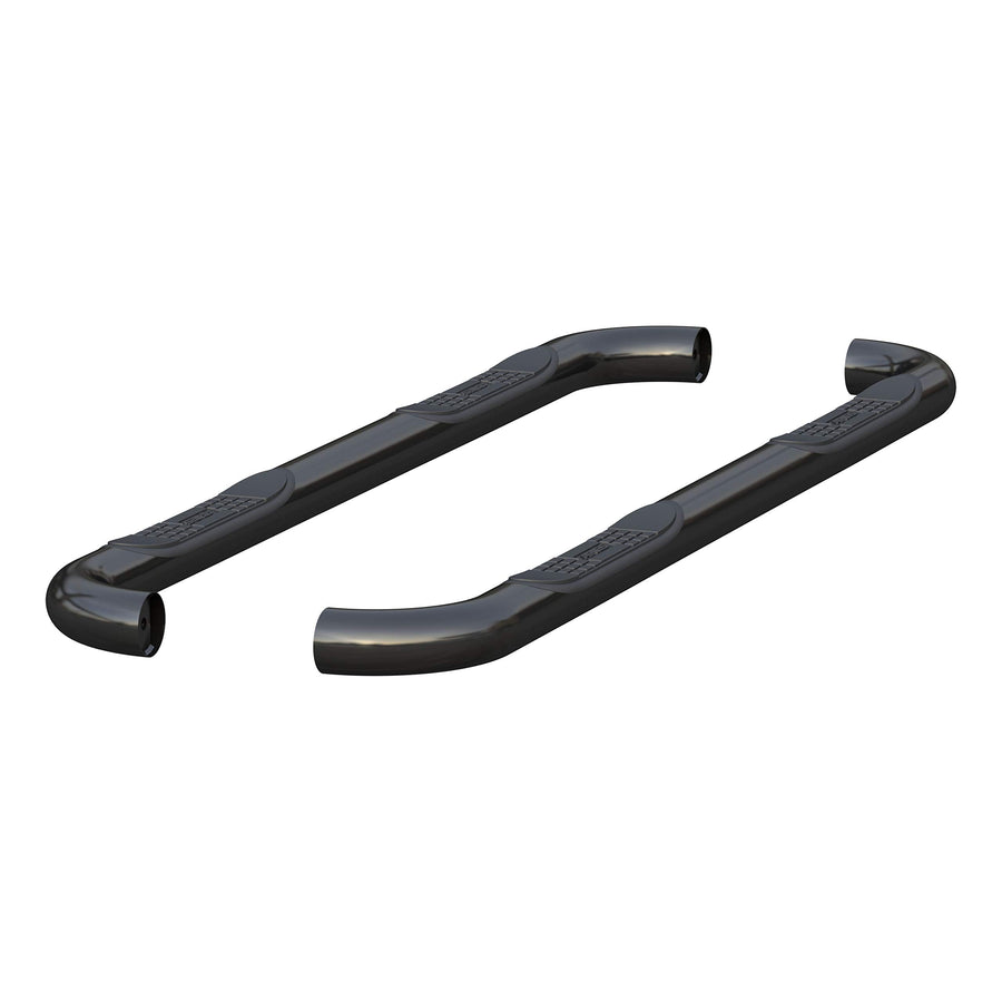 3-Inch Round Black Stainless Steel ARIES Nerf Bars, No-Drill, Fits Select Dodge, Ram 1500