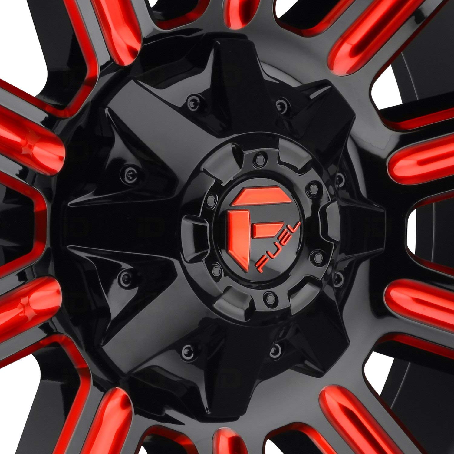 Black Fuel D621 HARDLINE Wheel with Painted and TPMS Compatible (22 x 10. inches /8 x 180 mm, -18 mm Offset)