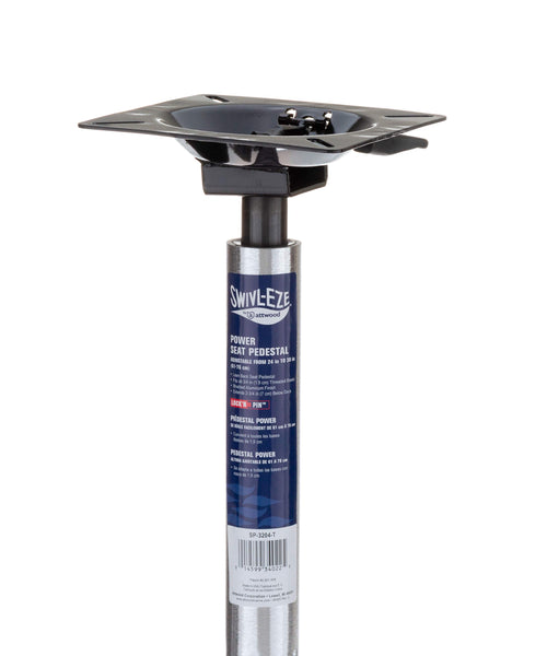 Lock'N-Pin Swivl-Eze SP-3204-T Adjustable Power Pedestal Post, 24-30 Inches