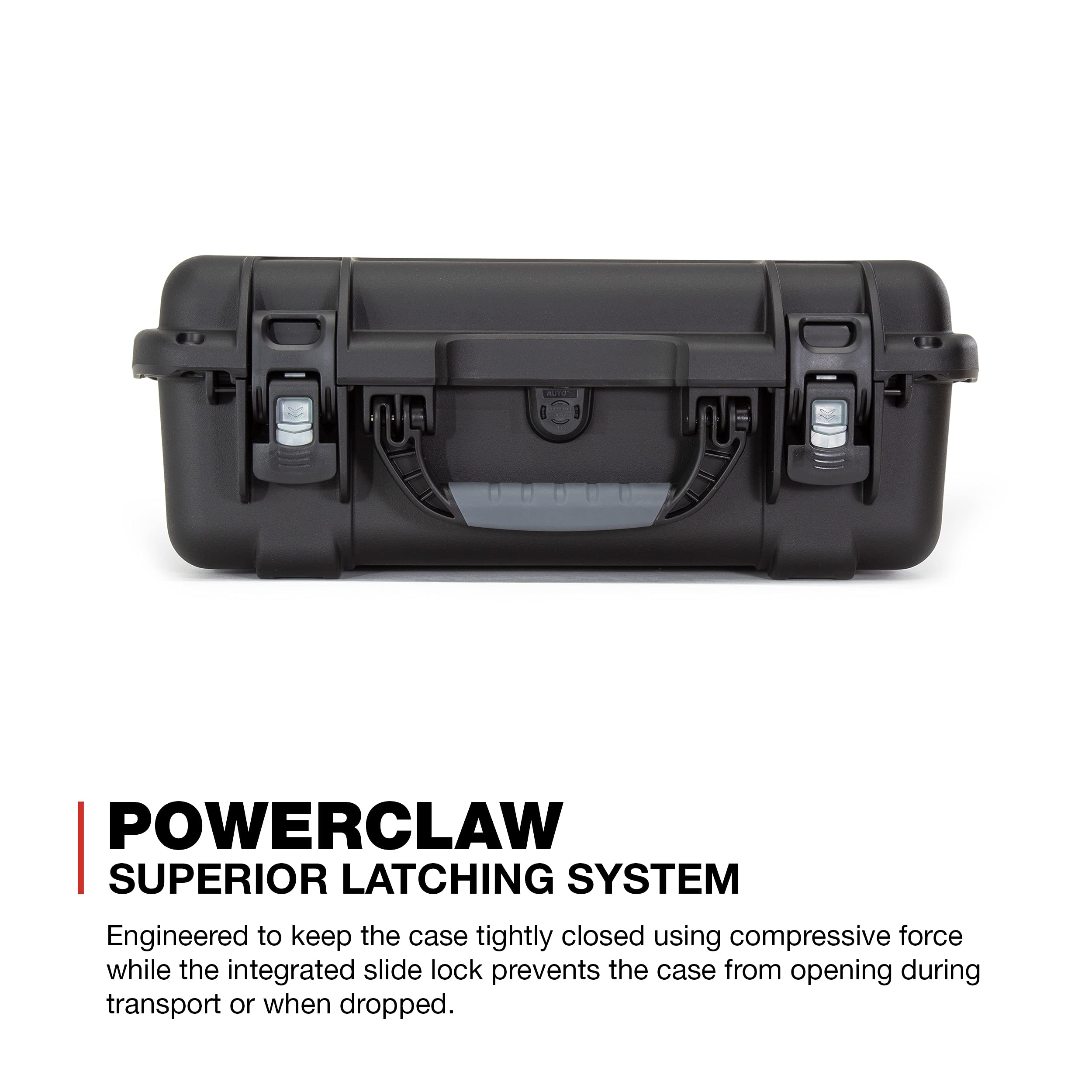 Nanuk 930 Large Series Lightweight NK-7 Resin Waterproof Case with Padded Divider, Black