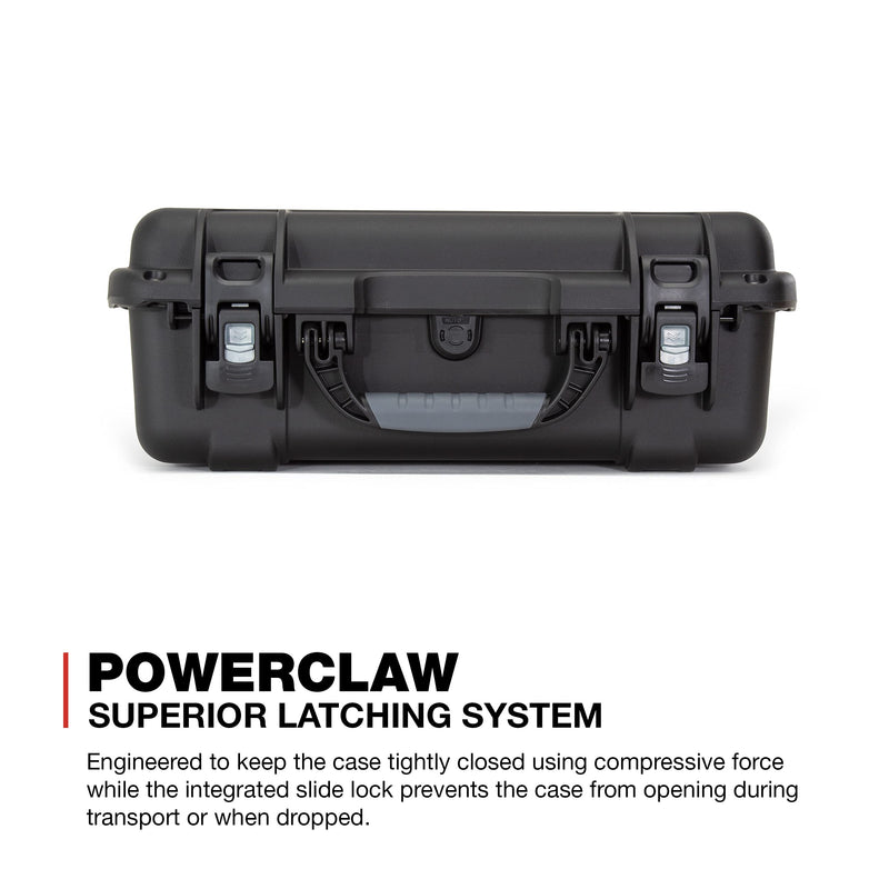 Nanuk 930 Large Series Lightweight NK-7 Resin Waterproof Case with Padded Divider, Black