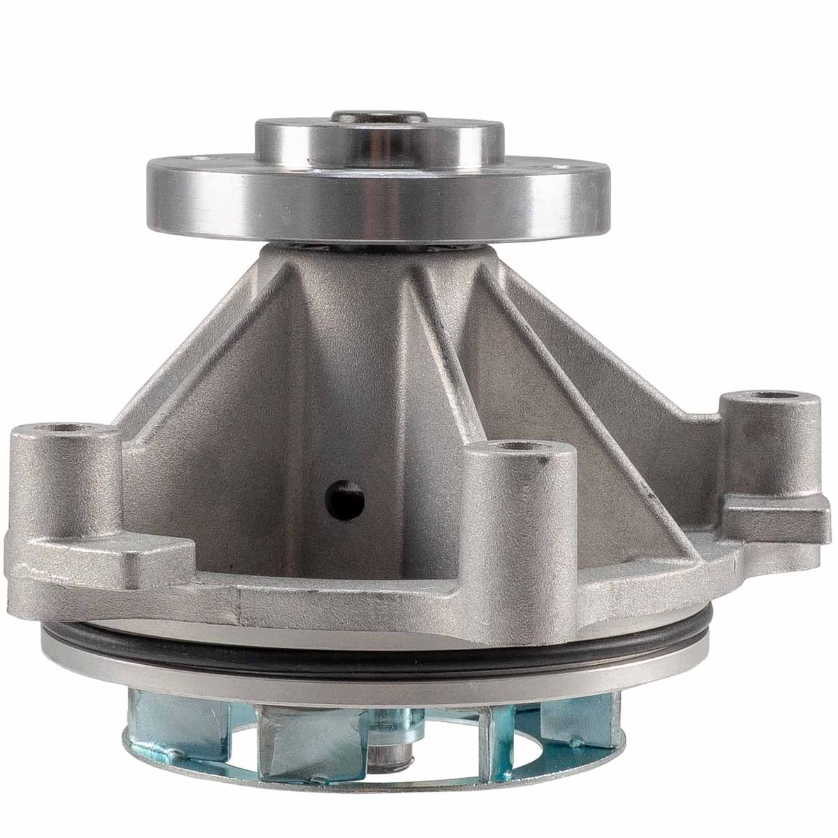 Melling Mechanical Water Pump, 2.57 in Hub Height, Aluminum, Natural