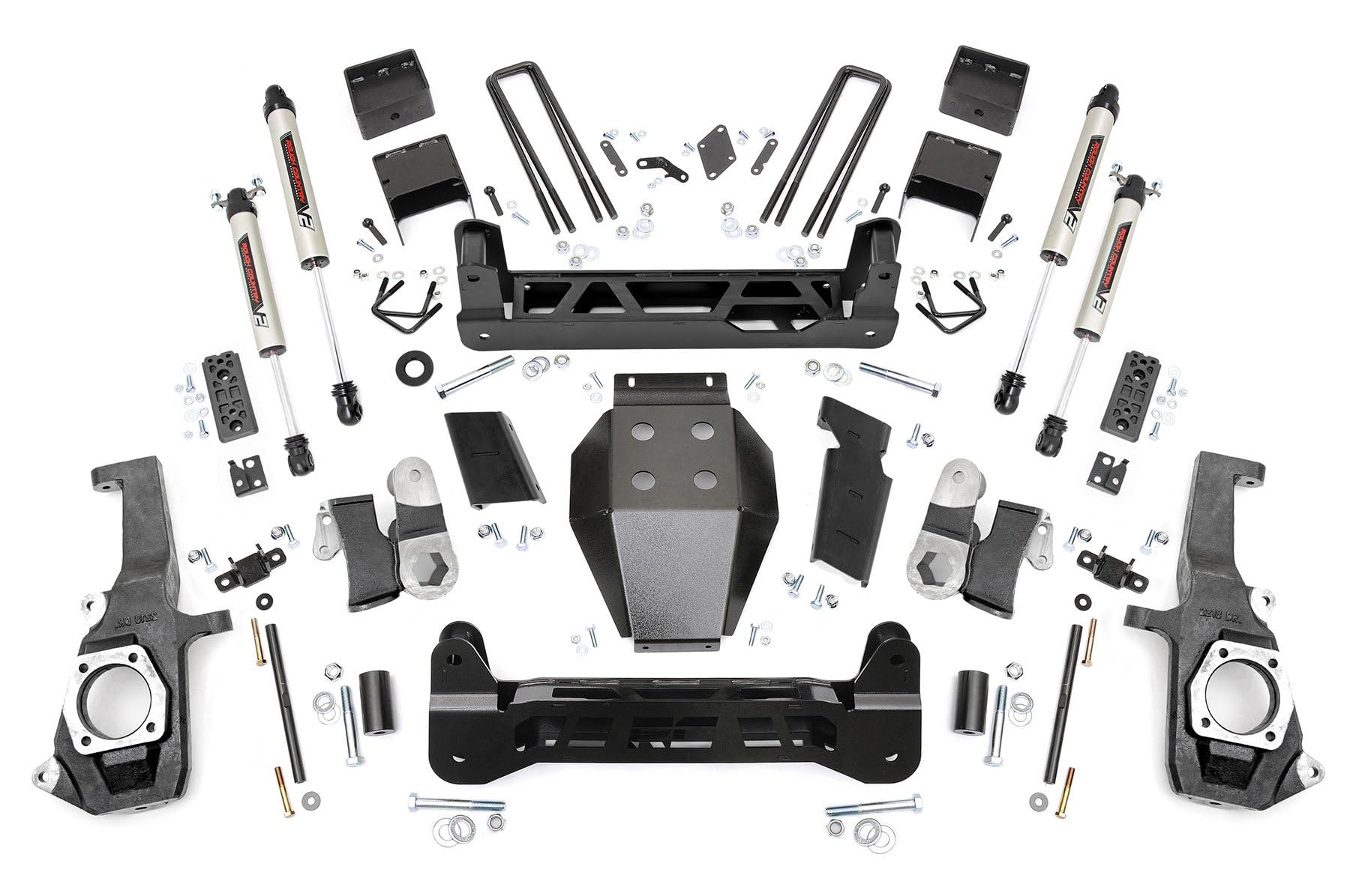Rough Country 7.5" Lift Kit V2 for 2011-2019 Chevy/GMC 2500HD/3500HD - 25370
