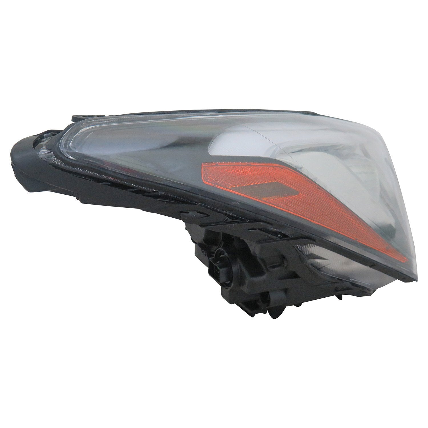 Right TYC Headlight Assembly Compatible with 2013-2016 Hyundai Santa Fe