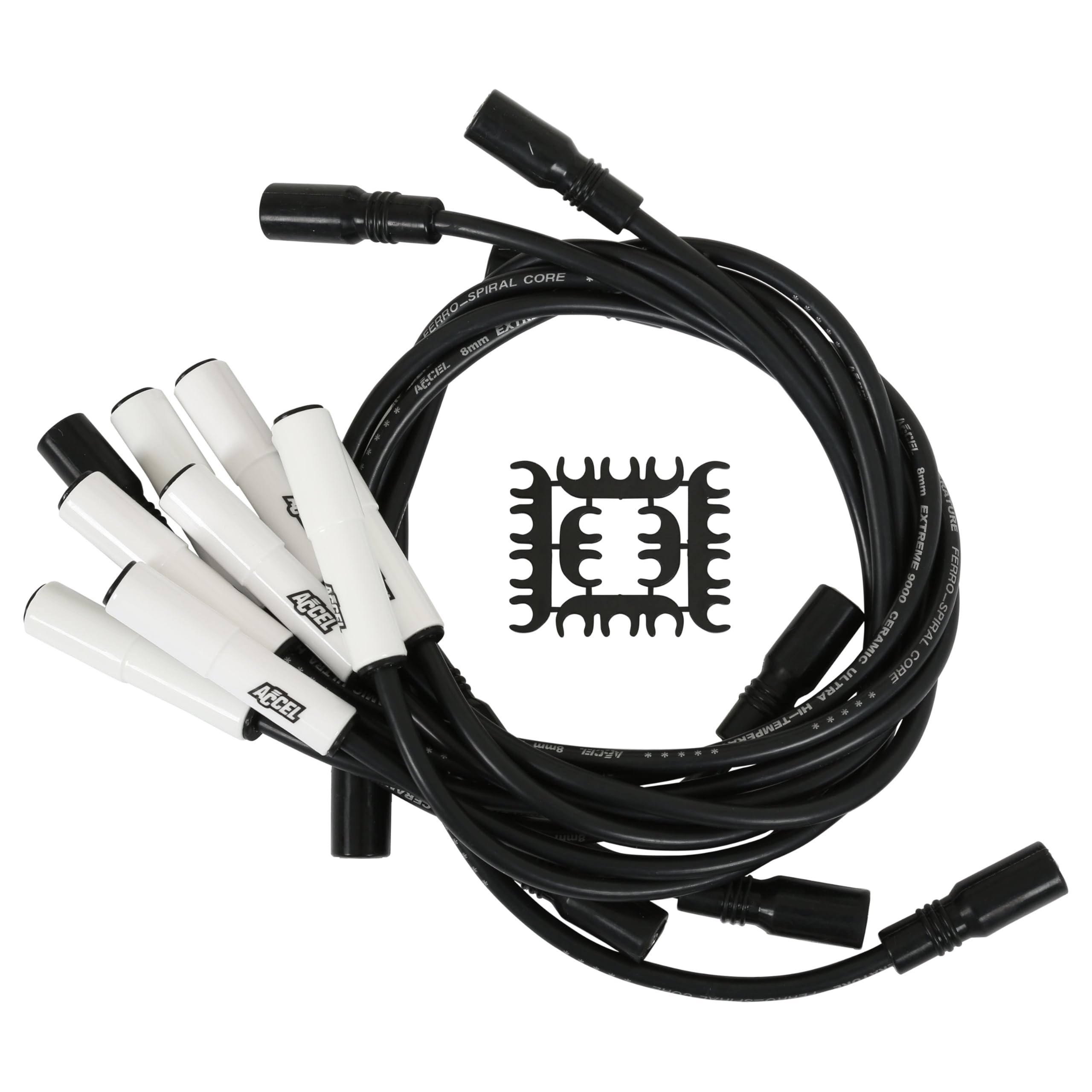 Extreme 9000 ACCEL 9043C Spark Plug Wire Set Ceramic Boot