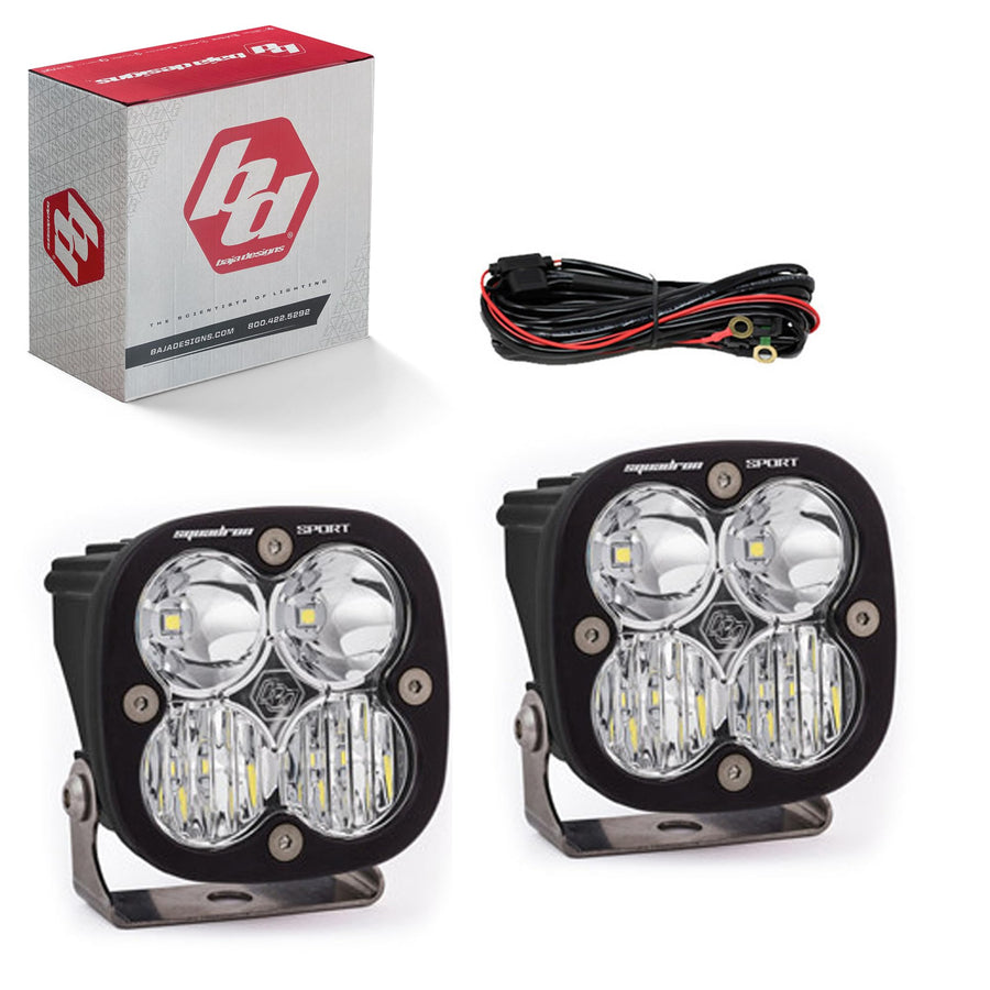 Baja Designs Pre-Runner Squadron Sport LED Bumper Light Kit for Can-Am Maverick R UTV