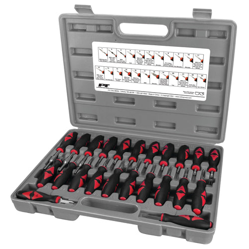 W89732 Performance Tool Terminal Release/Remover Set - 23-Piece Kit for Safe Removal of Terminal Blocks