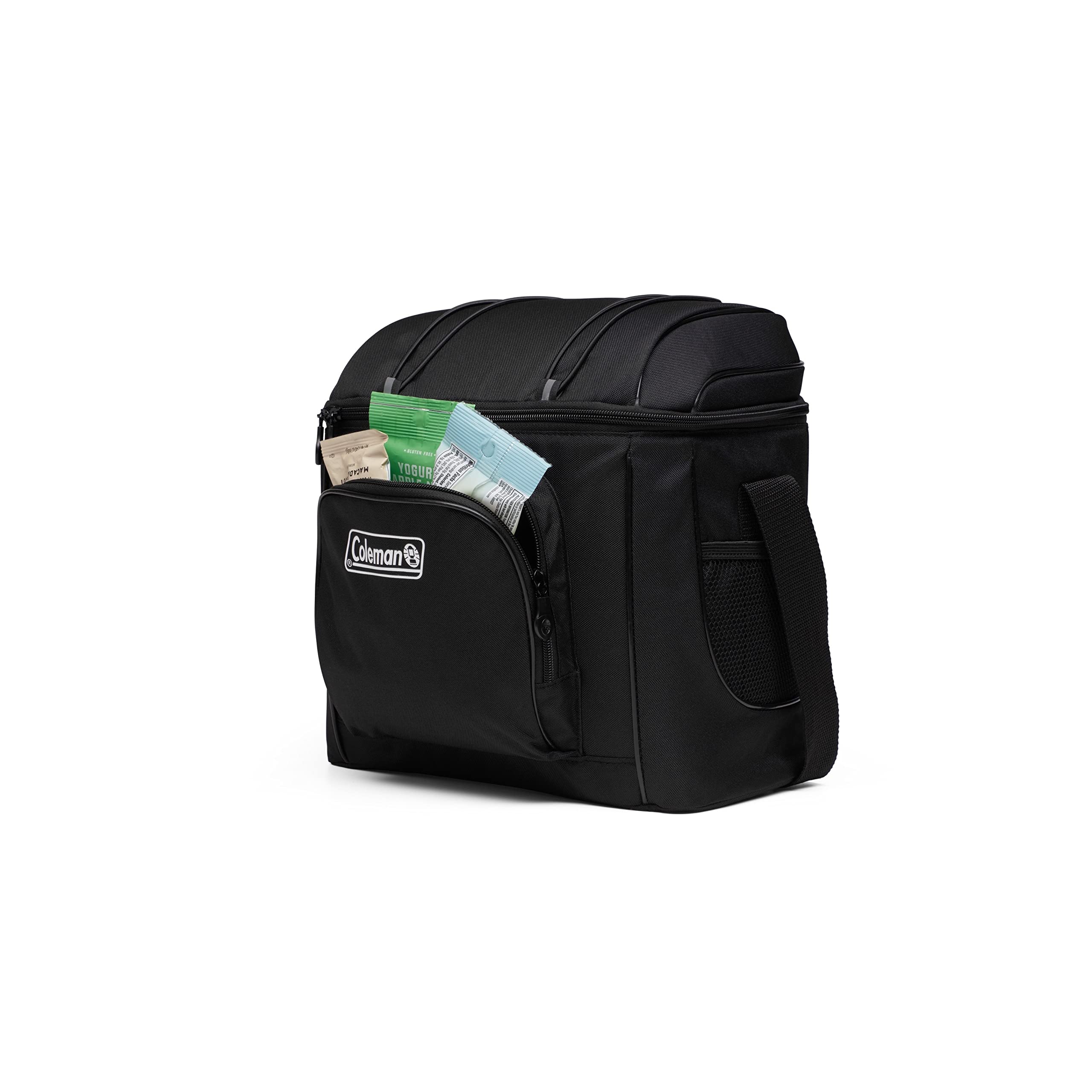 Coleman Insulated Chiller Soft Cooler, Leakproof 9/16/30 Can Cooler with 12+ Hour Ice Retention, Made with Recycled Materials, Great for Lunch, Camping, Beach, Pool, Sports, & More